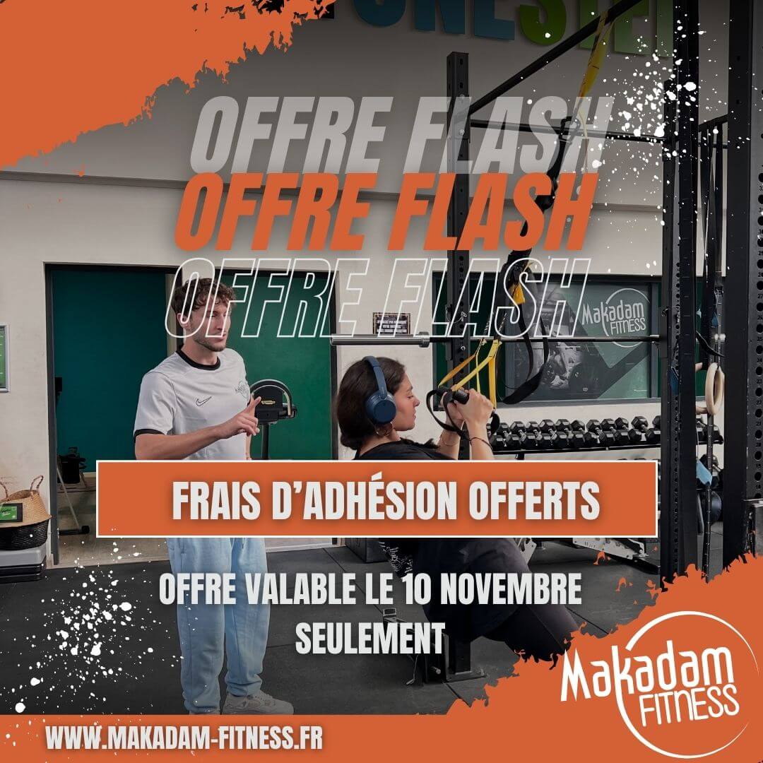 Frais d'adhésion offerts le 10 novembre 2025