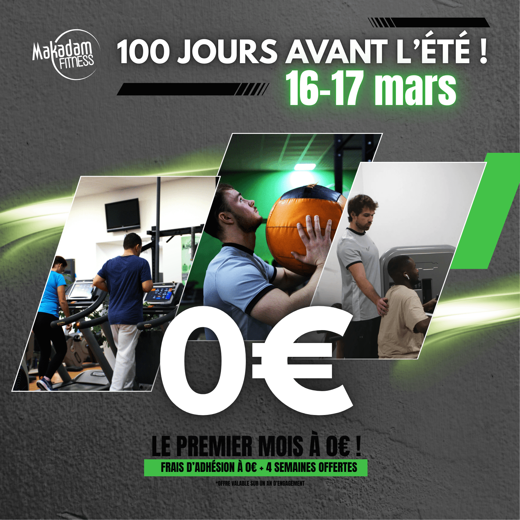 Offre le 16 et 17 mars 2026 dans toutes nos salles de sport
